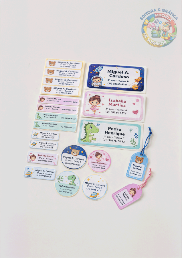 Etiquetas Personalizadas Kit 3