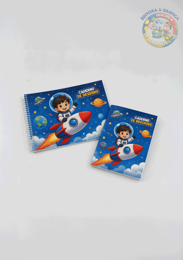 Kit Caderno de Brochura e Caderno de Desenho