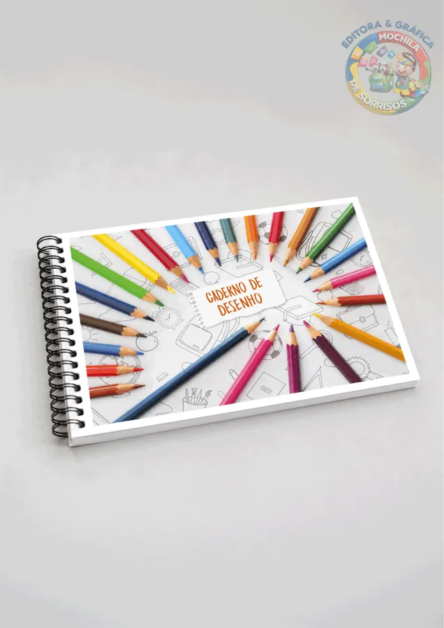 Caderno de Desenho 50 Folhas